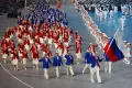 Российские спортсмены на церемонии открытия Игр XXIX Олимпиады в Пекине. 2008
