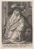 Иуда из серии: «Двенадцать сыновей Иакова». Якоб де Гейн II по работе Карела ван Мандера