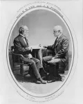 Генералы Джозеф Джонстон и Роберт Эдвард Ли. 1870