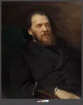Иван Крамской. Портрет Якова Полонского. 1875