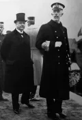 Премьер-министр Швеции Арвид Линдман и король Густав V. Ок. 1930