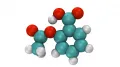 Пространственная модель молекулы ацетилсалициловой кислоты