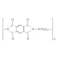 Структурная формула поли-1,12-додекаметиленпиромеллитимида