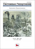 Журнал «Системные гипертензии». 2023. Т. 20, № 4. Обложка
