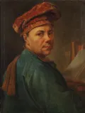 Георг Фридрих Шмидт. Автопортрет. Ок. 1750