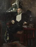 Михаил Врубель. Портрет Саввы Ивановича Мамонтова. 1897