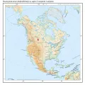Водохранилище Дифенбейкер на карте Северной Америки