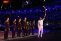Стив Редгрейв на церемонии открытия Игр XXX Олимпиады в Лондоне. 2012