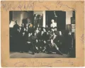 Студенты живописного факультета 2-х свободных художественных мастерских (вырезана фотография Густава Клуциса). 1919–1920