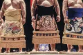 Церемониальные передники борцов сумо