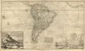 Карта Южной Америки. 1712