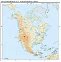 Озеро (водохранилище) Юта на карте Северной Америки