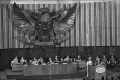 Третье переизбрание Сухарто на пост президента на заседании Народного консультативного конгресса. Джакарта (Индонезия). 11 марта 1978