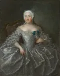 Георг Кристоф Гроот. Портрет графини Варвары Алексеевны Шереметевой. 1746