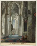 Питер Янс Санредам. Интерьер церкви Буркерк в Утрехте. 1636