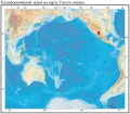 Калифорнийский залив на карте Тихого океана