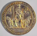 Булла Людовика IV Баварского, золото. Ок. 1340