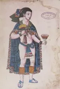 Несауальпилли, правитель Тескоко, в тилматли