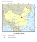Динцунь на карте Китая