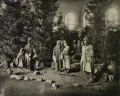 Антропологическая выставка 1879. Экспозиция, посвящённая лопарям (устаревшее название саамов)