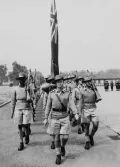 Парад войск Южной Родезии. 8 мая 1953