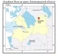 Лодейное Поле на карте Ленинградской области