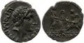 Нума Помпилий. Изображение на денарии Римской республики, серебро. Рим. Ок. 97 до н. э.