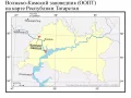 Волжско-Камский заповедник (ООПТ) на карте Республики Татарстан