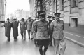 Иосиф Сталин, Семен Буденный (на переднем плане), Лаврентий Берия, Николай Булганин (на заднем плане), Анастас Микоян (
