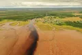 Устье реки Оленица, Кандалакшский берег (Мурманская область, Россия)