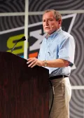 Директор американского частного аналитического центра Stratfor Джордж Фридман выступает во время фестиваля SXSW 2012