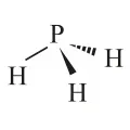 Структурная формула фосфина