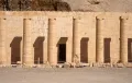 Протодорические колонны. Храм Хатшепсут, Дейр-эль-Бахри. Новое царство. XVIII династия