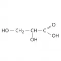 Структурная формула глицериновой кислоты