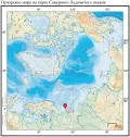 Печорское море на карте Северного Ледовитого океана