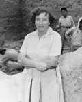 Кэтлин Кеньон на раскопках в Иерихоне. 1958