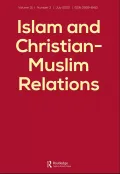 Islam and Christian-Muslim Relations. July 2020. Volume 31, Number 3. Обложка журнала