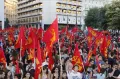 Демонстрация КПГ против введения режима жёсткой экономии. Площадь Синтагма, Афины. 2 июля 2015