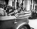 Председатель ЦИК СССР Михаил Калинин и эмир Афганистана Аманулла-хан во время визита Амануллы-хана в СССР. Москва. 2 мая 1928