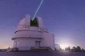 1,23-метровый телескоп с лазерной системой одиночной «искусственной звезды». Астрономический центр Калар-Альто, провинция Альмерия (Испания)