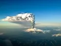 Извержение вулкана Этна на острове Сицилия (Италия)