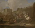 Эпизод из истории Фронды: битва под стенами Бастилии в 1652. 3-я четверть 17 в.