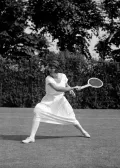 Теннисистка Сюзанн Ленглен. 1921