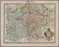 Герард Меркатор. Карта Баварии. 1595