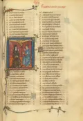 Элоиза и Абеляр. Миниатюра из рукописи Гильома де Лорриса «Роман о Розе». 1300–1340