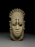Подвесная маска с изображением королевы-матери. Бенин. 16 в.