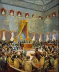 Оскар Перейра да Силва. Заседание Лиссабонских кортесов, 1822 г. 1922
