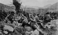 Русские солдаты на привале в ходе Алашкертской операции. 1915