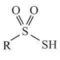 Общая формула тиосульфокислот