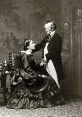 Рихард Вагнер с женой Козимой. 1872